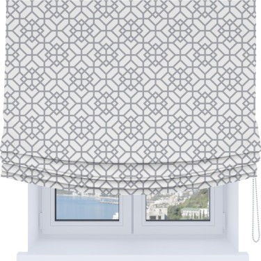 Римская штора Soft с мягкими складками, «Архитектурный орнамент»