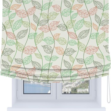 Римская штора Soft с мягкими складками, «Нежные ростки»