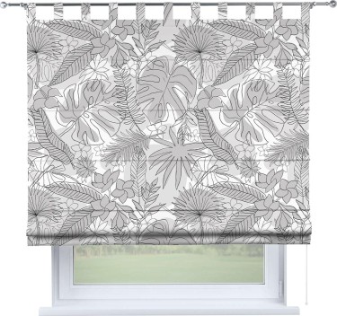 Римская штора на петлях «Тропический лес»