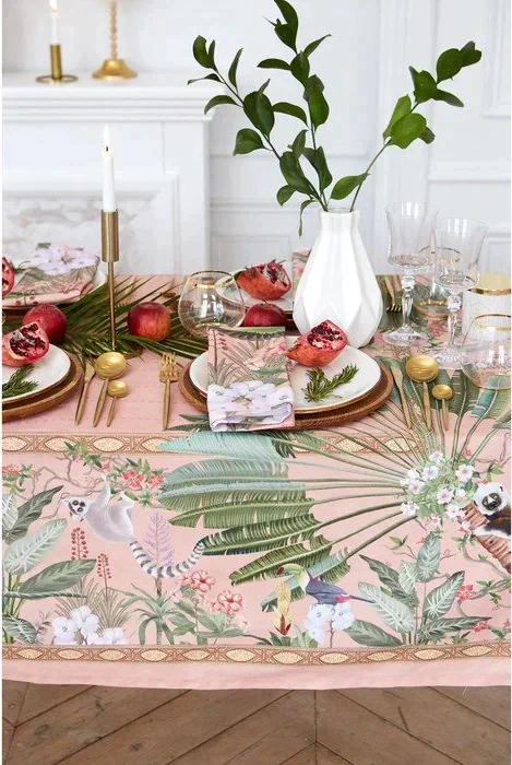 Набор столовый Этель Tropical animals, скатерть 110х145см +/-3см, салфетки 4 шт