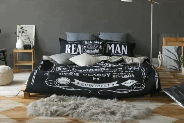 Постельное бельё "Этель" 1.5 сп Real Man 143х215 см,150х214 см, 50х70+3 - 2 шт