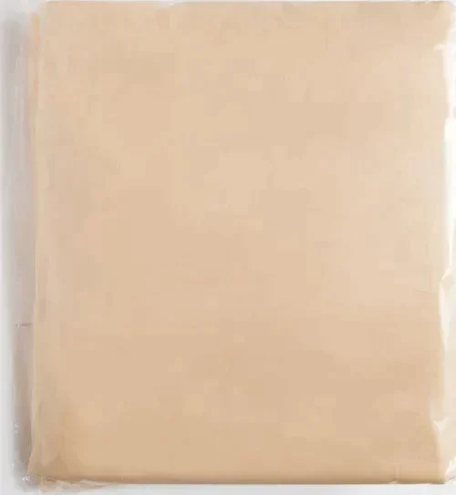 Простыня на резинке Этель 160*200*25 см, цв. бежевый, 100% хлопок, мако-сатин, 128 г/м²