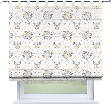 Римская штора «Кортин» на петлях «Французский цветок»