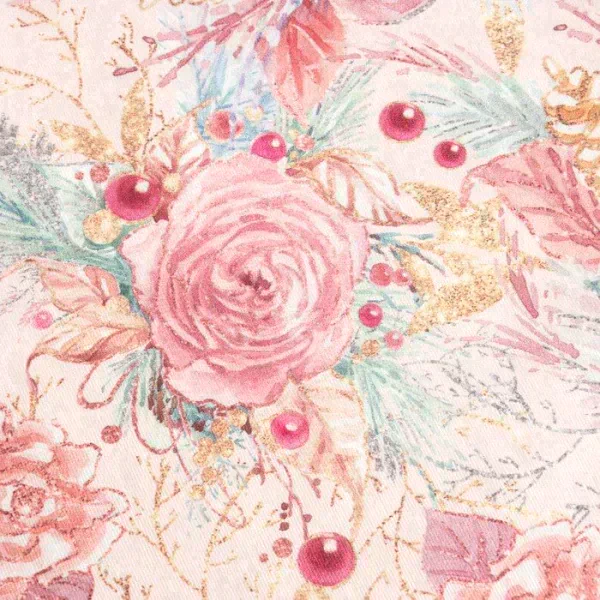 Набор новогодних салфеток Этель "Pink magic" 46х46 см - 4шт., 100%хл, саржа 190 г/м2