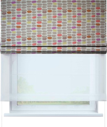 Римская штора «Кортин» день-ночь,  «Абстерго»