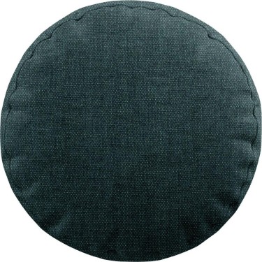 Подушка круглая Cortin лён димаут серо-синий