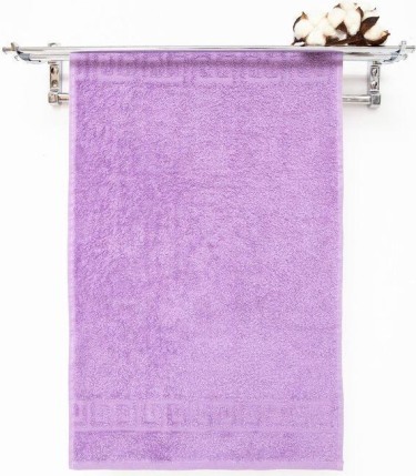 Полотенце махровое с греческим бордюром 50х90 см, REGAL ORCHID, хлопок 100%, 430г/м2