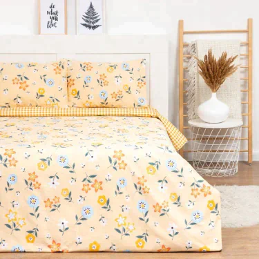 Постельное бельё LoveLife евро Yellow mood 200х217 см, 225х240 см, 50х70см-2шт, 100%хлопок, сатин, 125г/м²