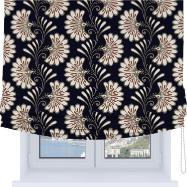 Римская штора Soft с мягкими складками, «Бархатная ночь»