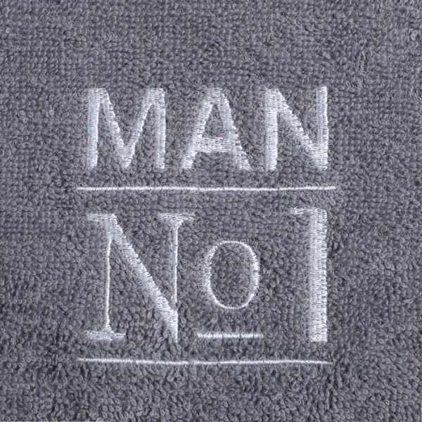 Полотенце махровое "Man №1" 30х60 см, 100% хлопок 340г/м2