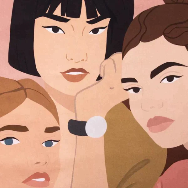 Полотенце пляжное Этель Girls power 96х146 см, 100% хлопок