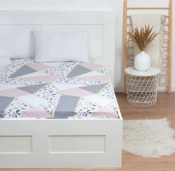 Простыня на резинке LoveLife 180*200*25см, 100% хлопок, сатин, 125г/м²