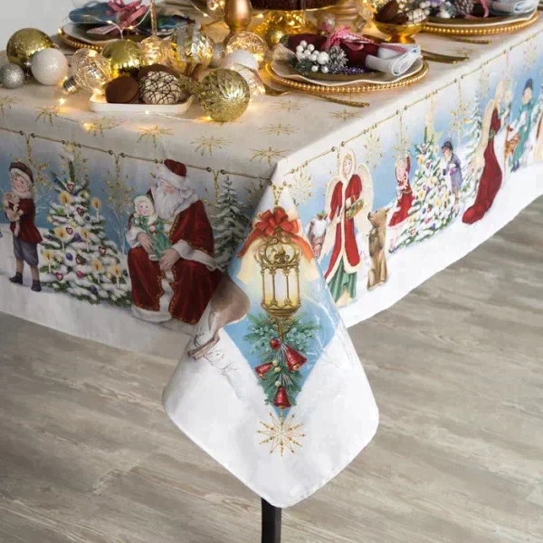 Скатерть Этель "Christmas time" 150х220см +/-3см с ГМВО, хл100%