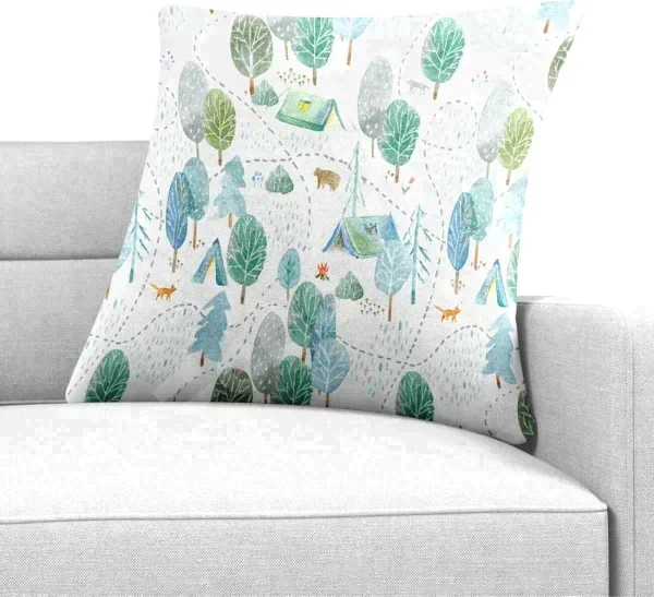 Подушка квадратная Cortin «Лесистая местность»