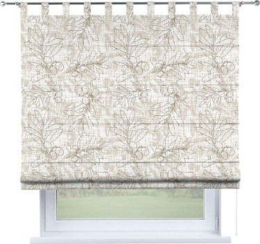 Римская штора на петлях «Ветви оливы»