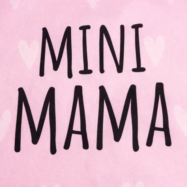 Фартук детский Этель "Mini mama", 46х60 см, 100% хлопок, саржа