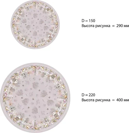 Скатерть Этель «Коралловый риф» 220х145см +/-3см, 100% хл, саржа 190 гр/м2