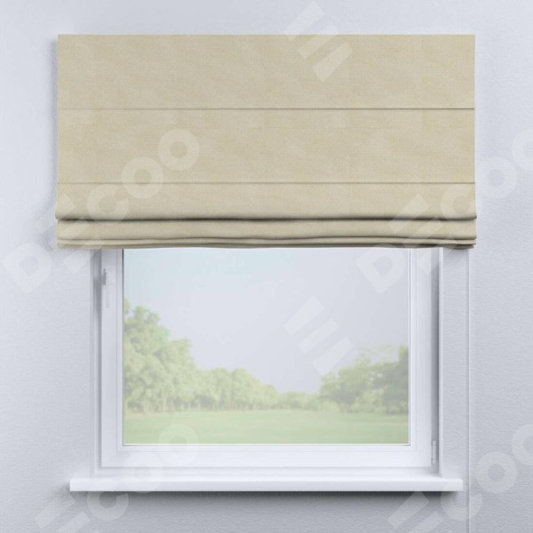 Римская штора «Кортин» для проема, ткань лён димаут, бежевый