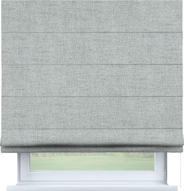 Римская штора «Кортин», рогожка димаут серый, для проёма