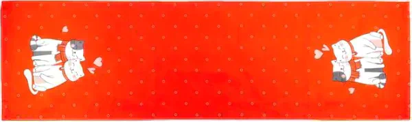 Дорожка "Этель"  Cat's love 40*146 см, 100% хлопок, саржа 190 г/м2
