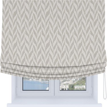 Римская штора Soft с мягкими складками, «Песочный зебрано»