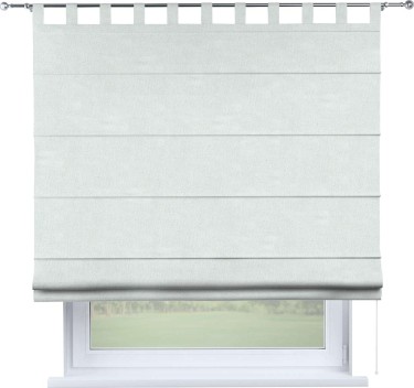 Римская штора на петлях «Кортин», ткань блэкаут однотонный, дымчато-молочный