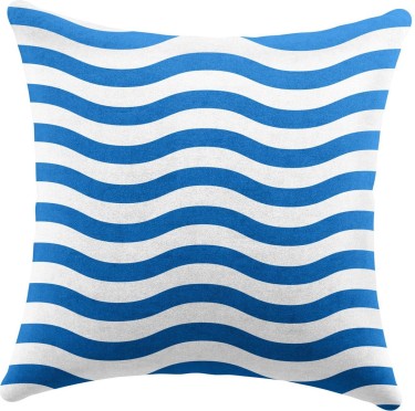 Подушка квадратная Cortin «Волнистые линии»