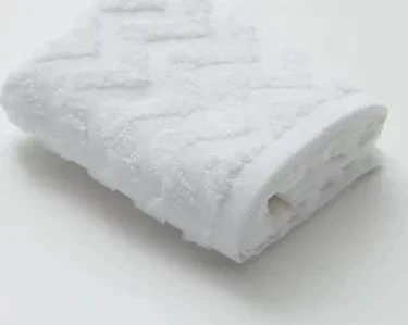 Полотенце махровое LoveLife Zig-Zag 30*60 см, цв. снежно-белый,100% хл, 360 гр/м2