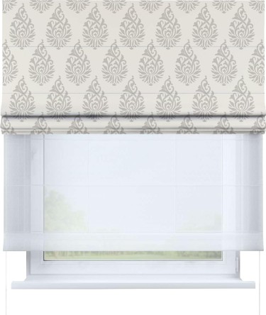 Римская штора «Кортин» день-ночь «Изящный кулон»